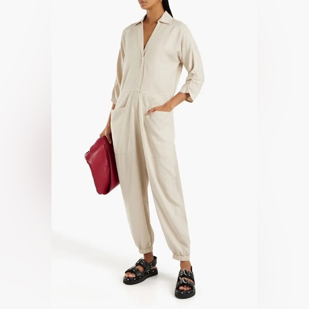 ATM Anthony Thomas Melillo Beige Jumpsuit